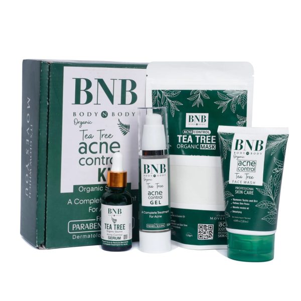 BNB Acne Control Kit Organic Tea Tree Acne Control Facial Kit