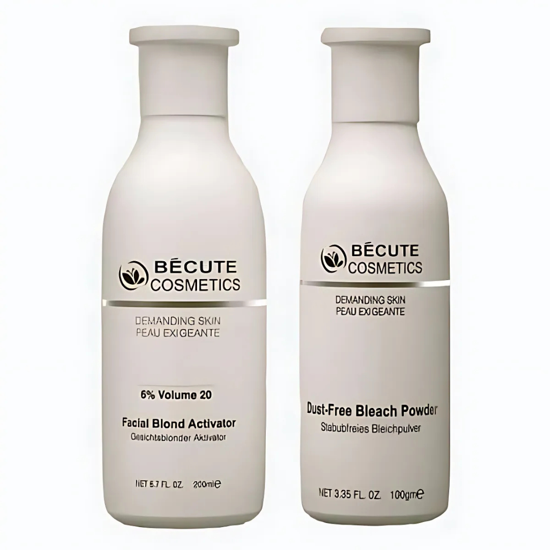 Becute Skin Polish Set – Becute Bleach Powder & Facial Blonde Activator