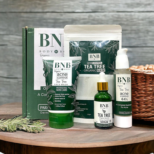 BNB Acne Control Kit Organic Tea Tree Acne Control Facial Kit